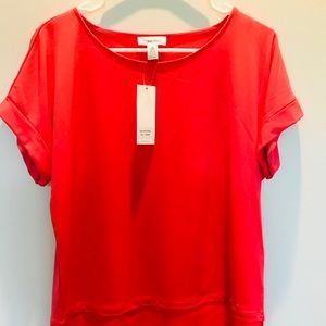 Calvin Klein Coral Polyester Shirt‎ S